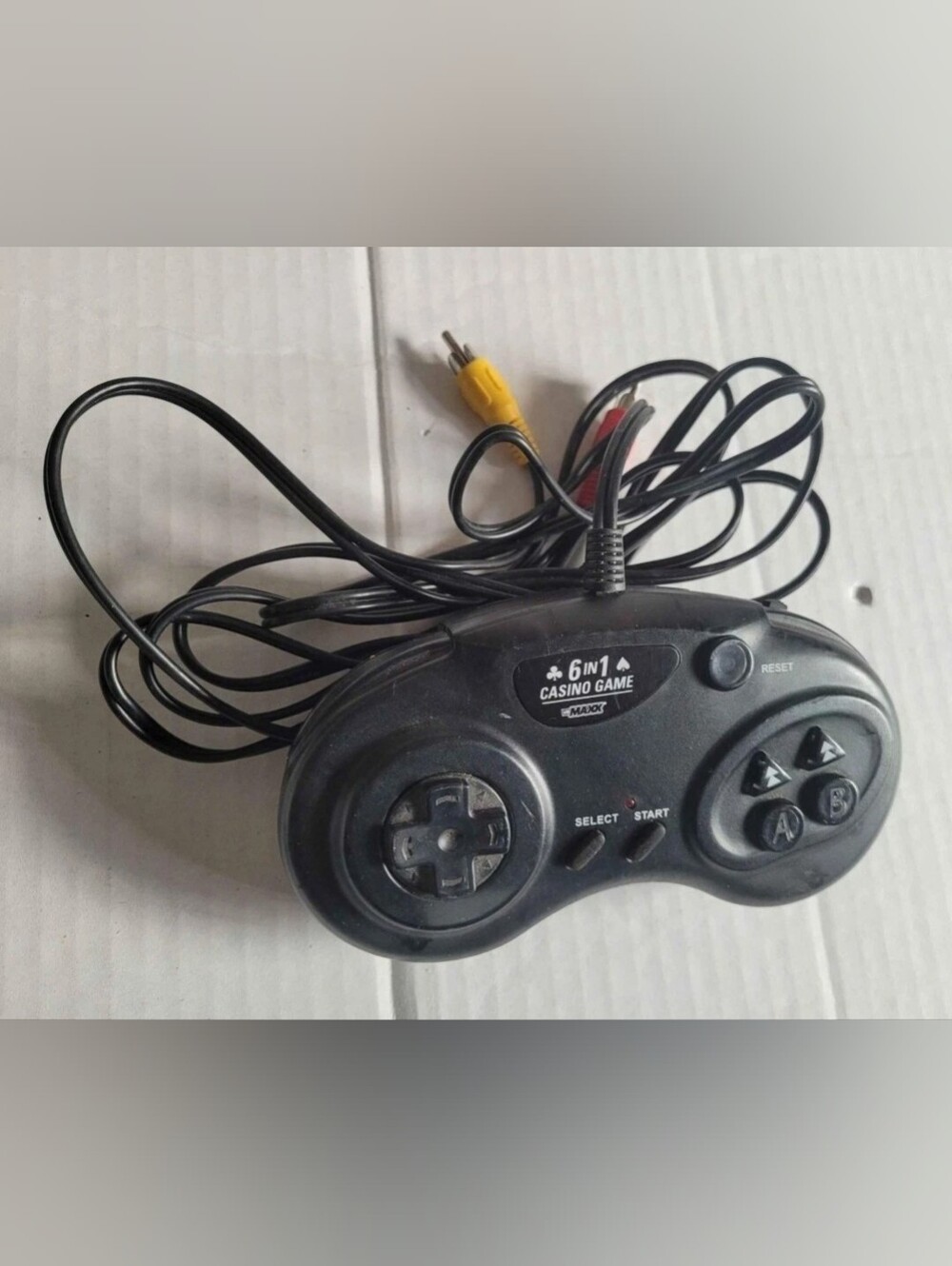 6in1 Casino Game Plug & Play TV Game Controller (2004, Tested)